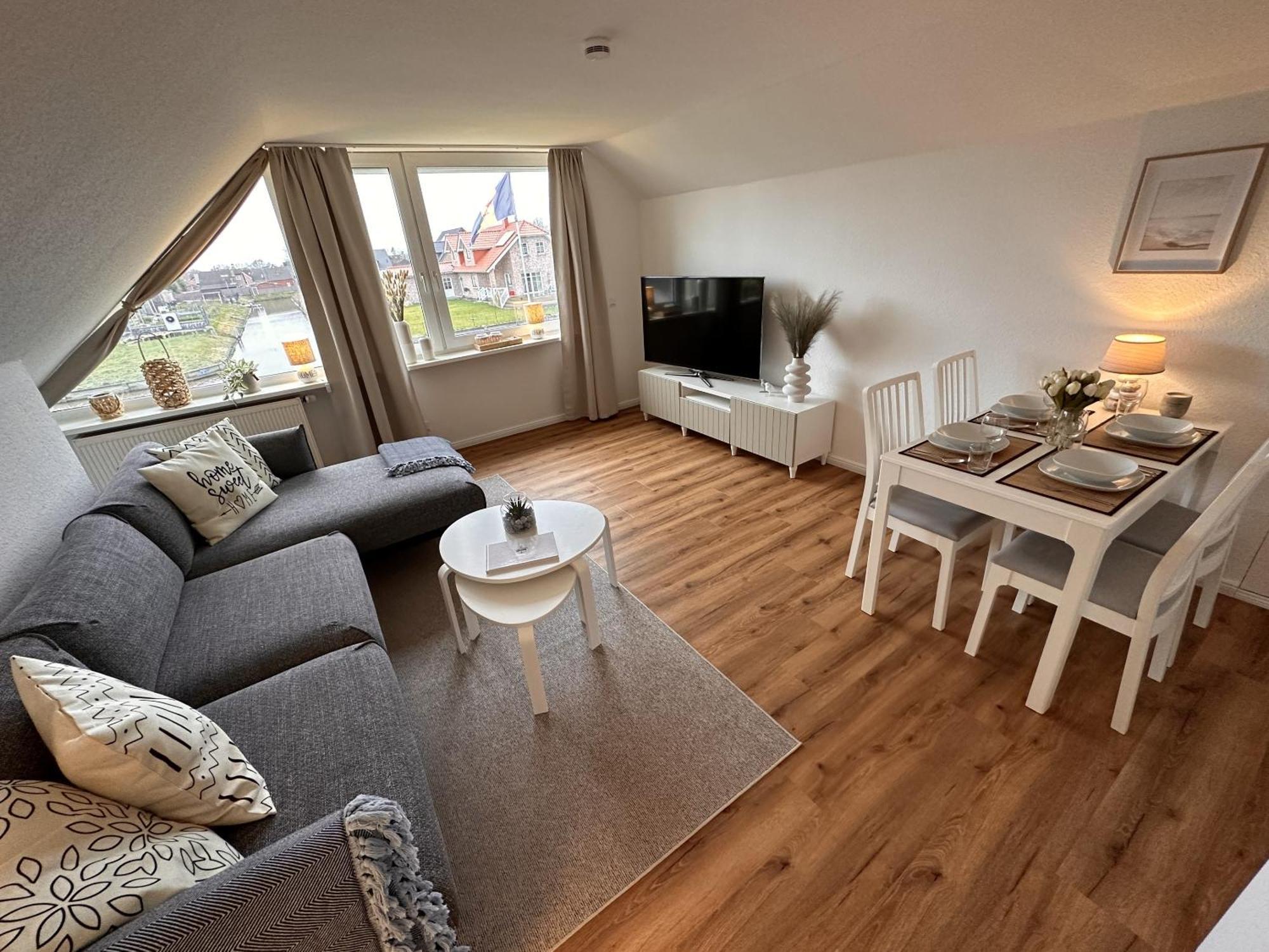 Ferienwohnung Deichblick 埃姆登 外观 照片